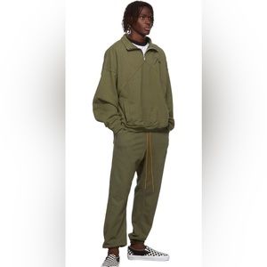 RHUDE Embroidered Lounge Pants Olive Sz L